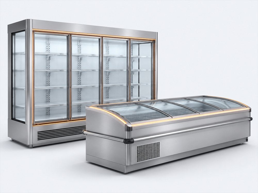 Vitrinas e islas refrigeradas