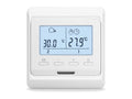 Termostato programável AISEN FLOOR E51 com visor digital.
